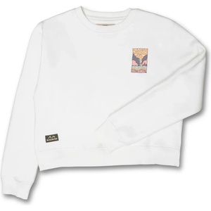 Bleubird Дамски пуловер Bleubird Women's Canyon Cropped Crew Jumper - White - размер XL (117-3864-0115)