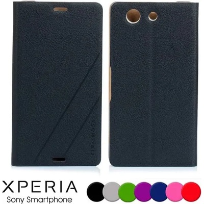 Sony Xperia Z3 Compact D5803 Wallet Кожен Калъф + Протектор