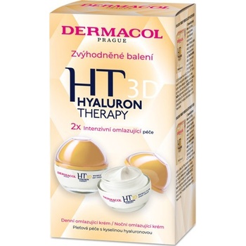 Dermacol Hyaluron Therapy 3D remodelační denní krém 50 ml + remodelační noční krém 50 ml dárková sada