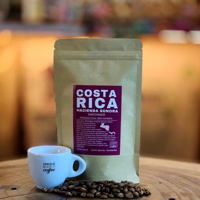 kopi bean Costa Rica Hacienda Sonora mletá velmi jemně 50 g