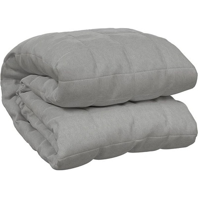 Shumee Záťažová deka sivá 10 kg bavlna 140x200