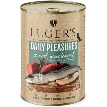 Luger’s Superfood Luger`s Dog храна за кучета с риба треска, 400gr
