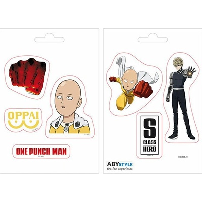 ABYstyle Nálepky One Punch Man - Saitama and Icons