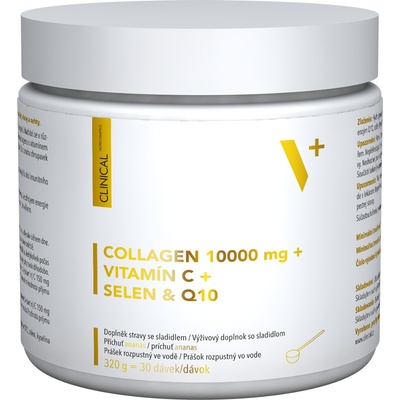 Clinical Collagen 10 000 mg + vitamín C + selén & Q10 320 g