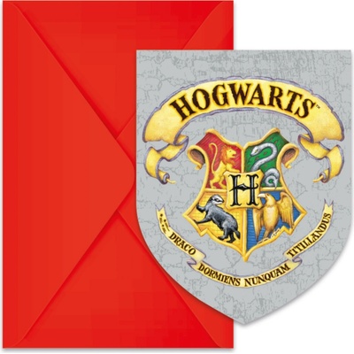 Procos Pozvánky a obálky Harry Potter Rokfort