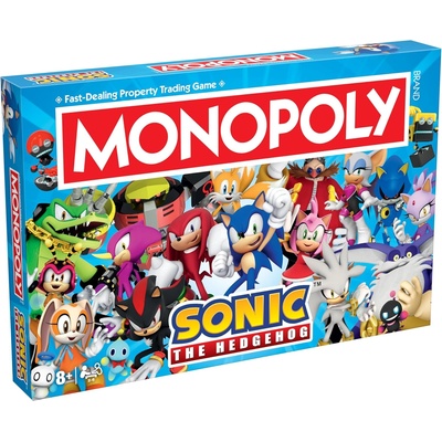 Winning Moves Настолна игра Monopoly - Sonic (WM04624)
