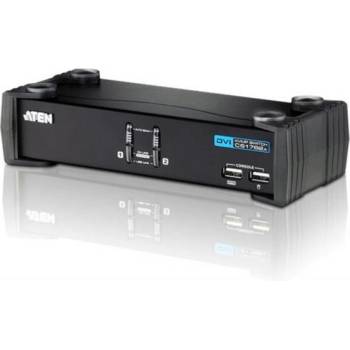 Image 1 of ATEN KVMP превключвател, ATEN CS1762A-AT, 2-портов, USB, DVI, Audio (ATEN-CS1762A-AT-G)