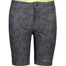 Alpine Pro Trento dětské softshellové šortky KPAT186990PA černá
