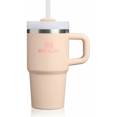 Stanley Quencher H2.O FlowState™ Tumbler tumbler z nehrdzavejúcej ocele s rúrkou malý champagne 1 ks