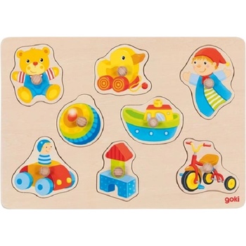 Image 1 of Goki Пъзел с дръжки Goki - Моята първа играчка (57342)