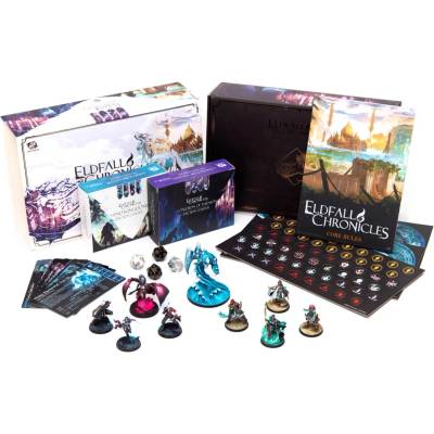 Настолна игра за двама Eldfall Chronicles: Two-Player Starter Set - Coalition of Thenion vs. Sand Kingdoms - Стратегическа (ELDST02)