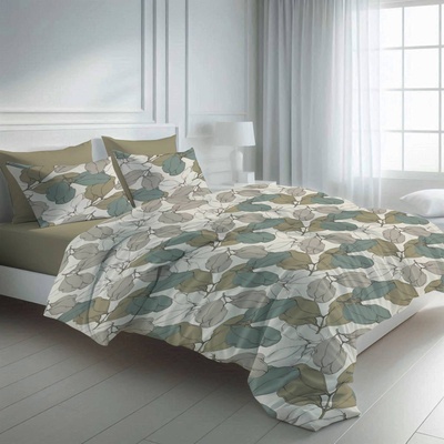 Png Панагюрище Двоен спален комплект с един плик Меко Листа 100% памук