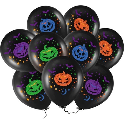 PartyPal Halloween balonky černá sada