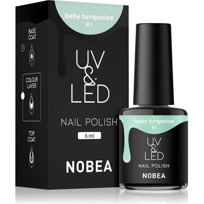 NOBEA UV & LED Baby turquoise 1 6 ml