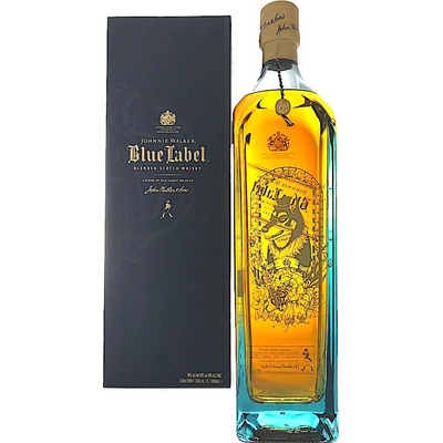 Johnnie Walker Blue Zodiac Dog 40% 1 l (kazeta)