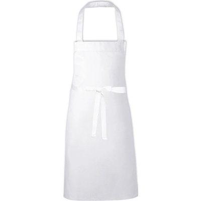 Link Kitchen Wear Klasická grilovací zástěra X1008 White 80x70cm