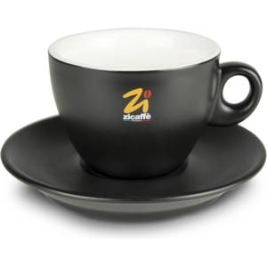 Zicaffè Чаша за капучино Zicaffe черна