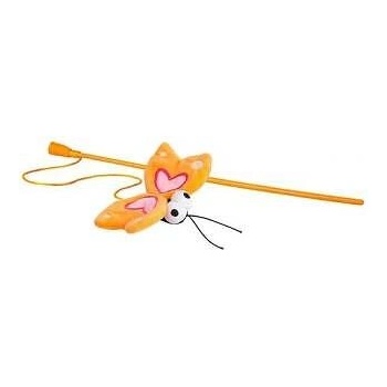 ROGZ catnip butterfly stick orange- играчка за котка