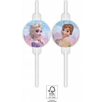 Procos Papierové slamky Frozen II Wind 22 cm 4 ks