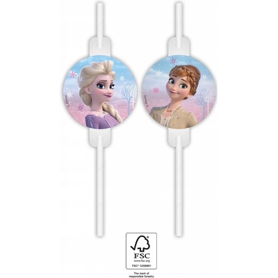 Procos Papierové slamky Frozen II Wind 22 cm 4 ks