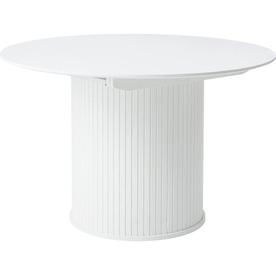 Unique Furniture Кръгла сгъваема трапезна маса с допълнителна плоча ø 120 cm Nola - Unique Furniture (51483050)