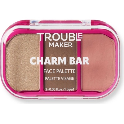 Trouble Maker Paleta na tvár Charm Bar Face Palette Good Luck 4,5 g