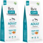 Brit CARE Без зърнени култури за възрастни котки със сьомга 2x12кг