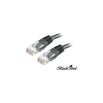 BlackBird Кабел Patch UTP CAT. 5E 10 м, черен BH1572 (BH1572)