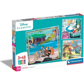 Clementoni 3x48ч. Пъзел DISNEY CLASSICS