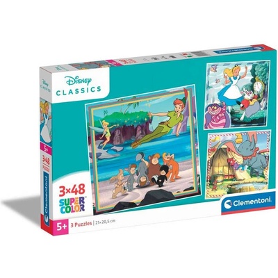 Clementoni 3x48ч. Пъзел DISNEY CLASSICS