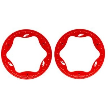 Traxxas beadlock пръстен 3.5" преден червен (2)