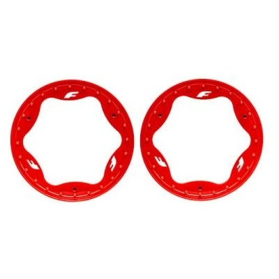 Traxxas beadlock пръстен 3.5" преден червен (2)