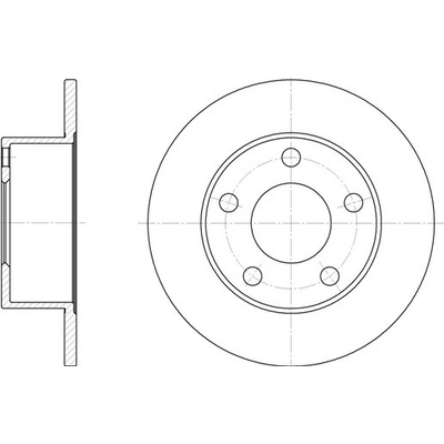 Brzdový kotúč REMSA 6123.00