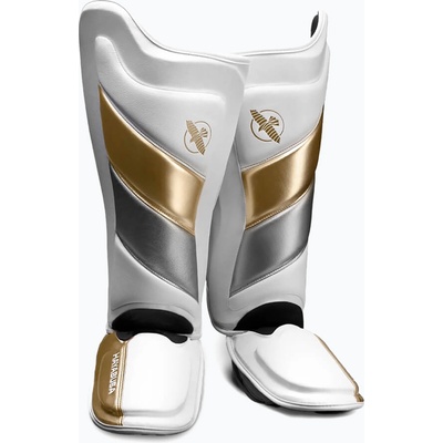 Hayabusa T3 Striking Shin Guards бяло и златно T3SSG