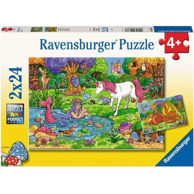 RAVENSBURGER Kúzelný les 2x24 dielov