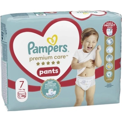 Pampers Гащички Pampers Premium Care Pants 7 (15+кг. ) - 36 броя