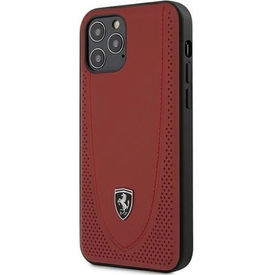 Ferrari Калъф за телефон Ferrari hardcase Off Track Perforated за iPhone 12/12 Pro, черен/червен (3700740479278)
