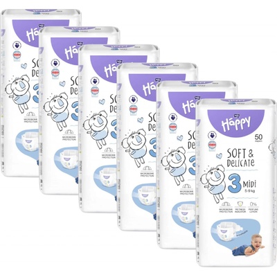 Bella Happy 5-9kg Midi 3 6 x 50ks