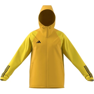 adidas Men's Tiro Competition All Weather Water-Repellent Rain Anorak - Gold/Yellow