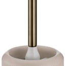 Kela WC sada Adele keramika stříbrnošedá