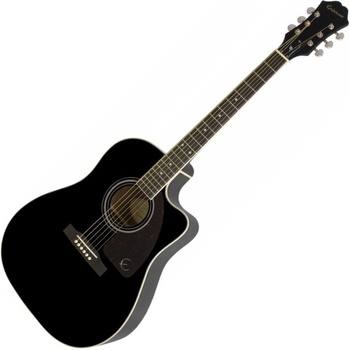 Epiphone J-45 EC Studio Ebony Електро-акустична китара Джъмбо