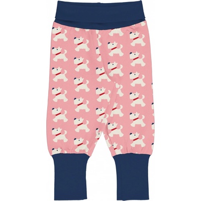 Maxomorra Kojenecké tepláky Pejsci s červeným obojkem