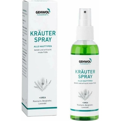 GEHWOL KRÄUTER SPRAY - bylinný sprej na nohy s ureou - 150 ml