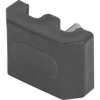 Úchytka Strend Pro EUROSTANDARD, 60x40 mm, antracit, na plotový panel, vrátane skrutky, tvar M