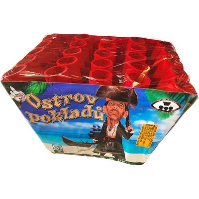 Ohňostroj OSTROV POKLADŮ 25 rán 25 mm