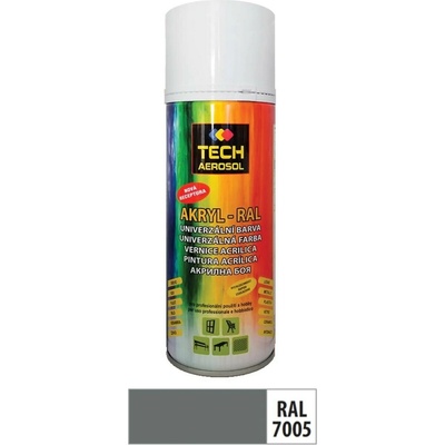 TECH AEROSOL Univerzální akrylová 400 ml myší šedá lesk