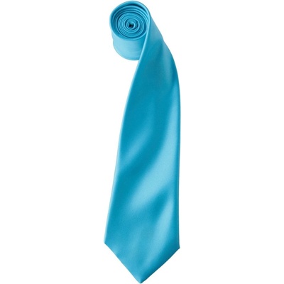 Premier Workwear Saténová kravata tyrkysová