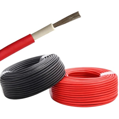 W-Star solární kabel 1x6mm2, 1500V H1Z2Z2-K červená, 100m, KS1x6RD, CPR Cca, Leader