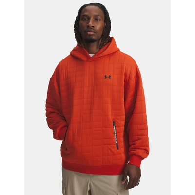 Under Armour UA Unstoppable Flc Txtr Hdy-ORG Sweatshirt Mens oranžová