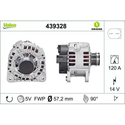 VALEO Alternátor VA 439328